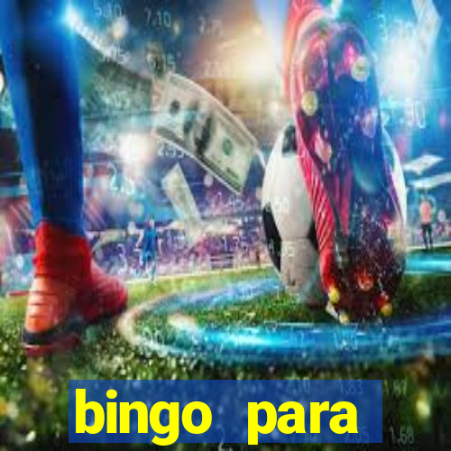 bingo para despedida de solteira para imprimir